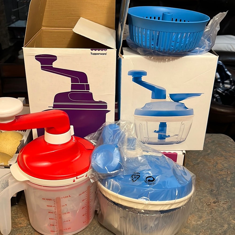 NEW Tupperware EZ SPEEDY & Quick Chef Pro system NO LONGER OFFERED by TUPPERWARE
